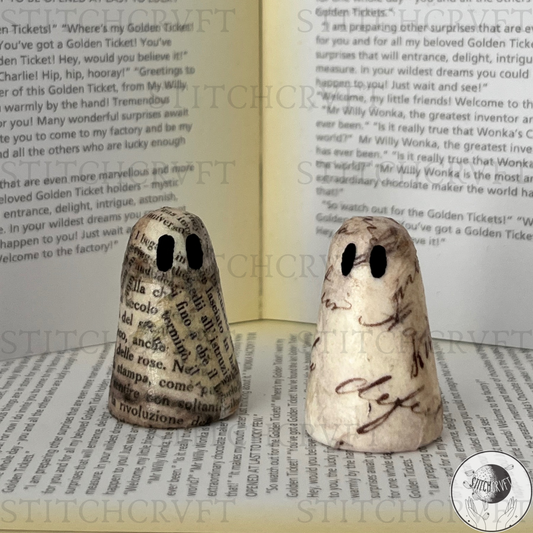 Lost text decoupage ghosts | Limited small batch