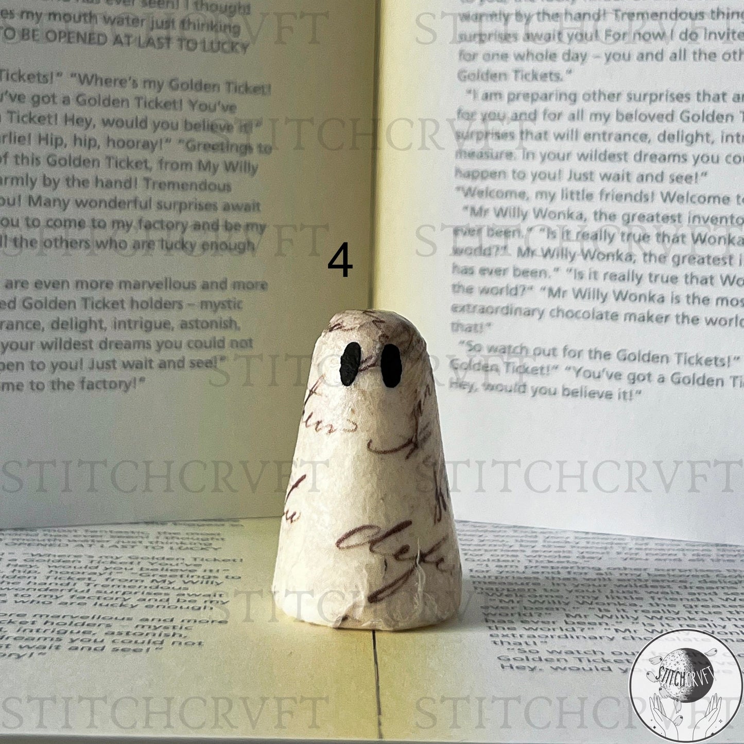 Lost text decoupage ghosts | Limited small batch