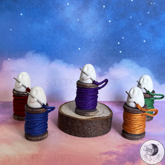 Tiny ghost bobbins | Handmade to order
