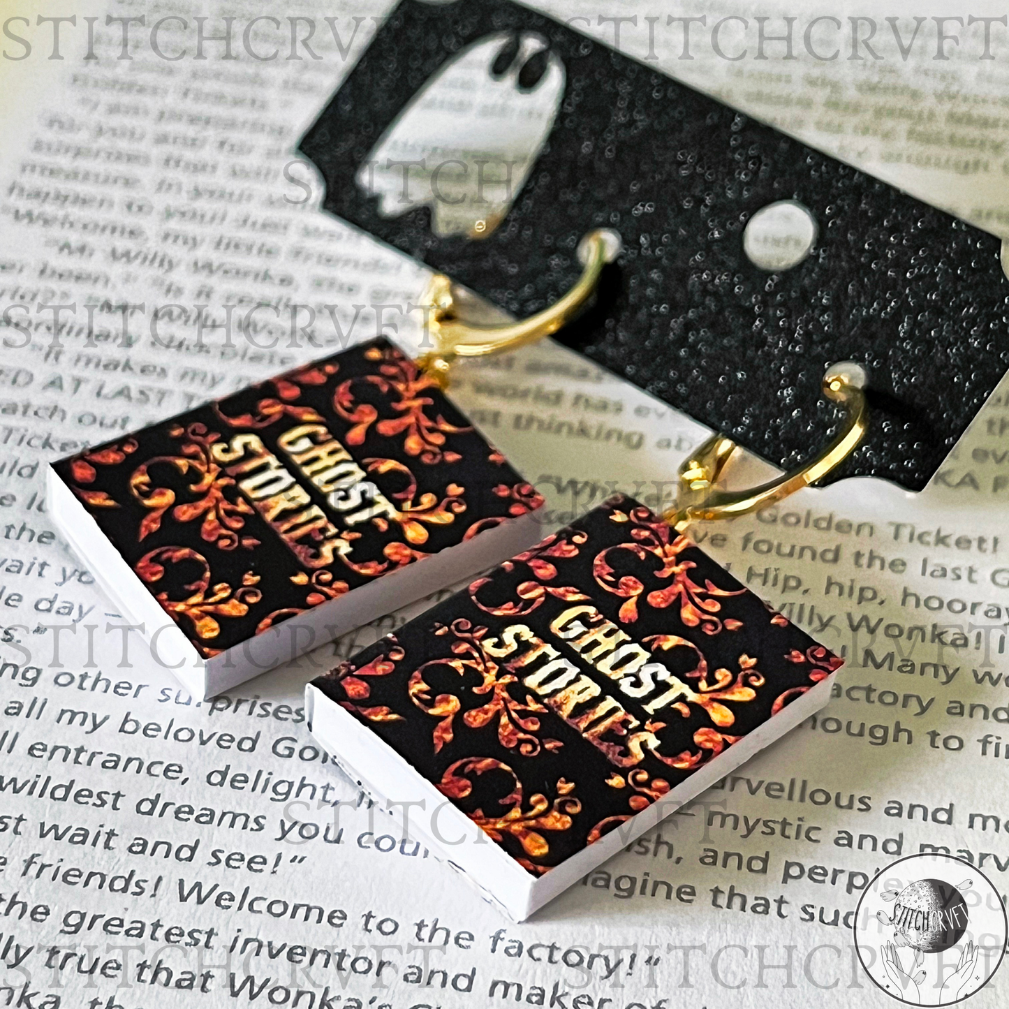 Bookish earrings | Various designs | Handmade to order