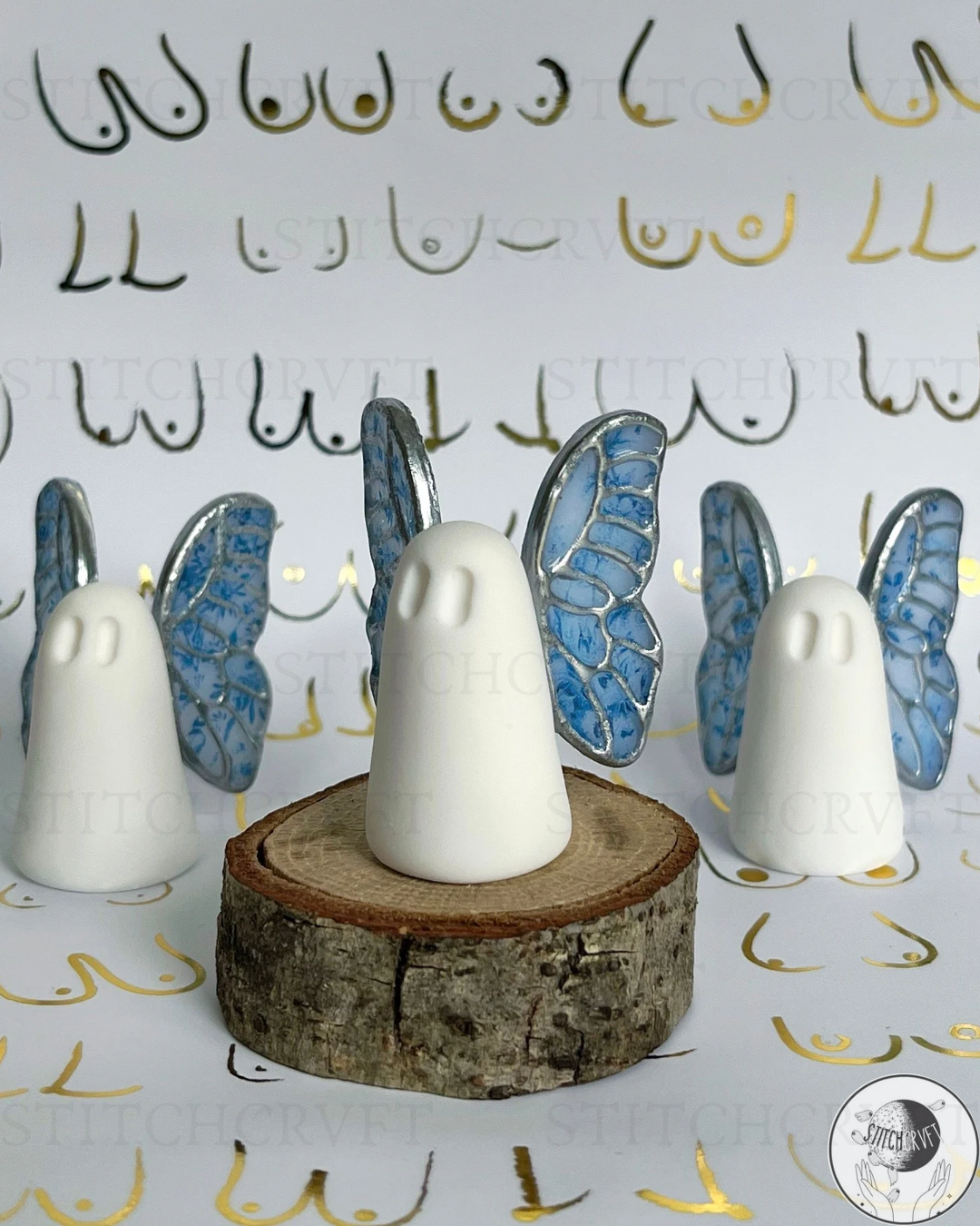 Antique style winged ghost| Limited small batch