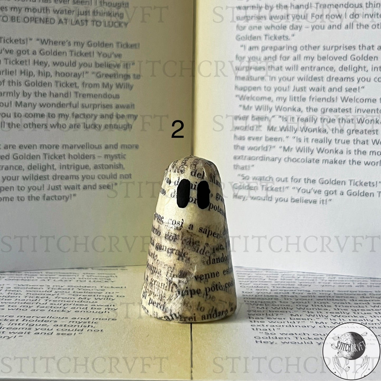 Lost text decoupage ghosts | Limited small batch