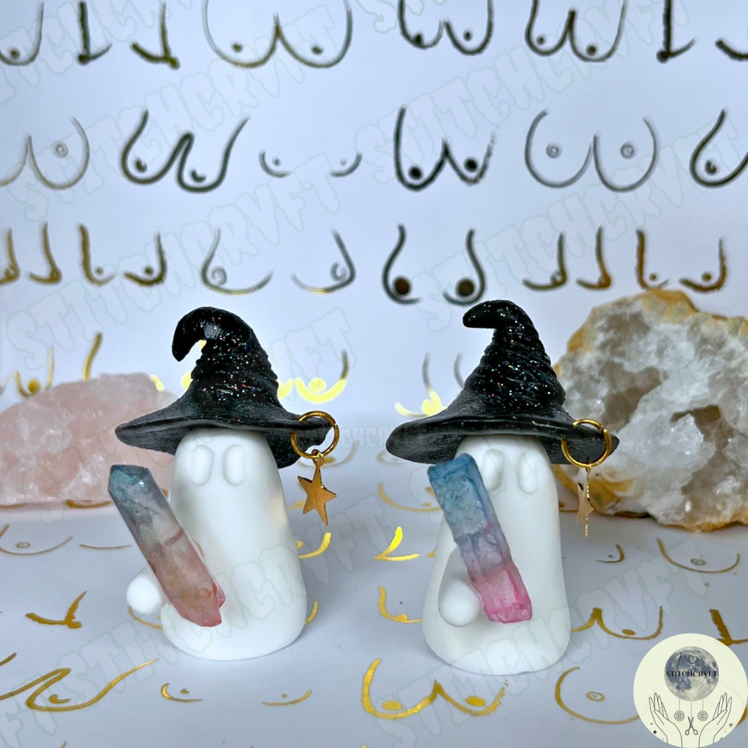 Mystical crystal wand ghost | Limited edition PRE-ORDER