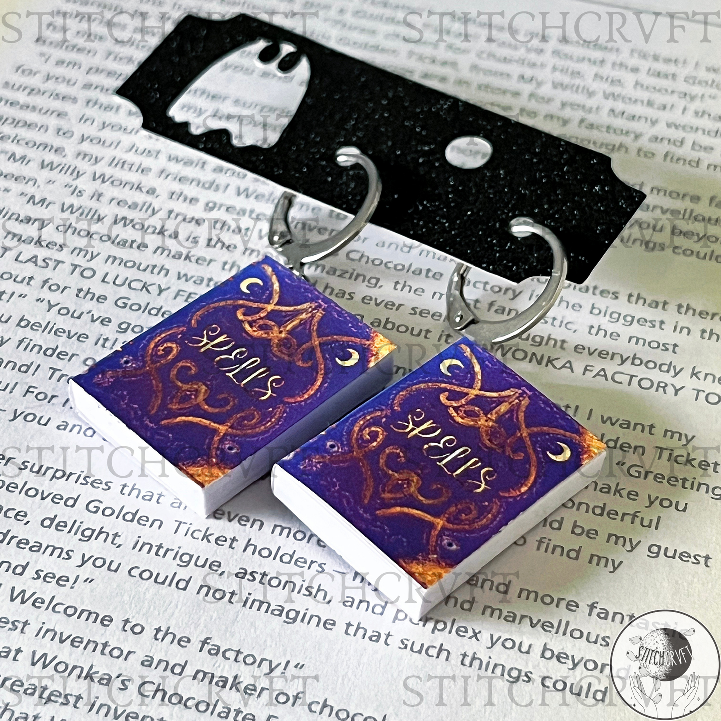 Bookish earrings | Various designs | Handmade to order