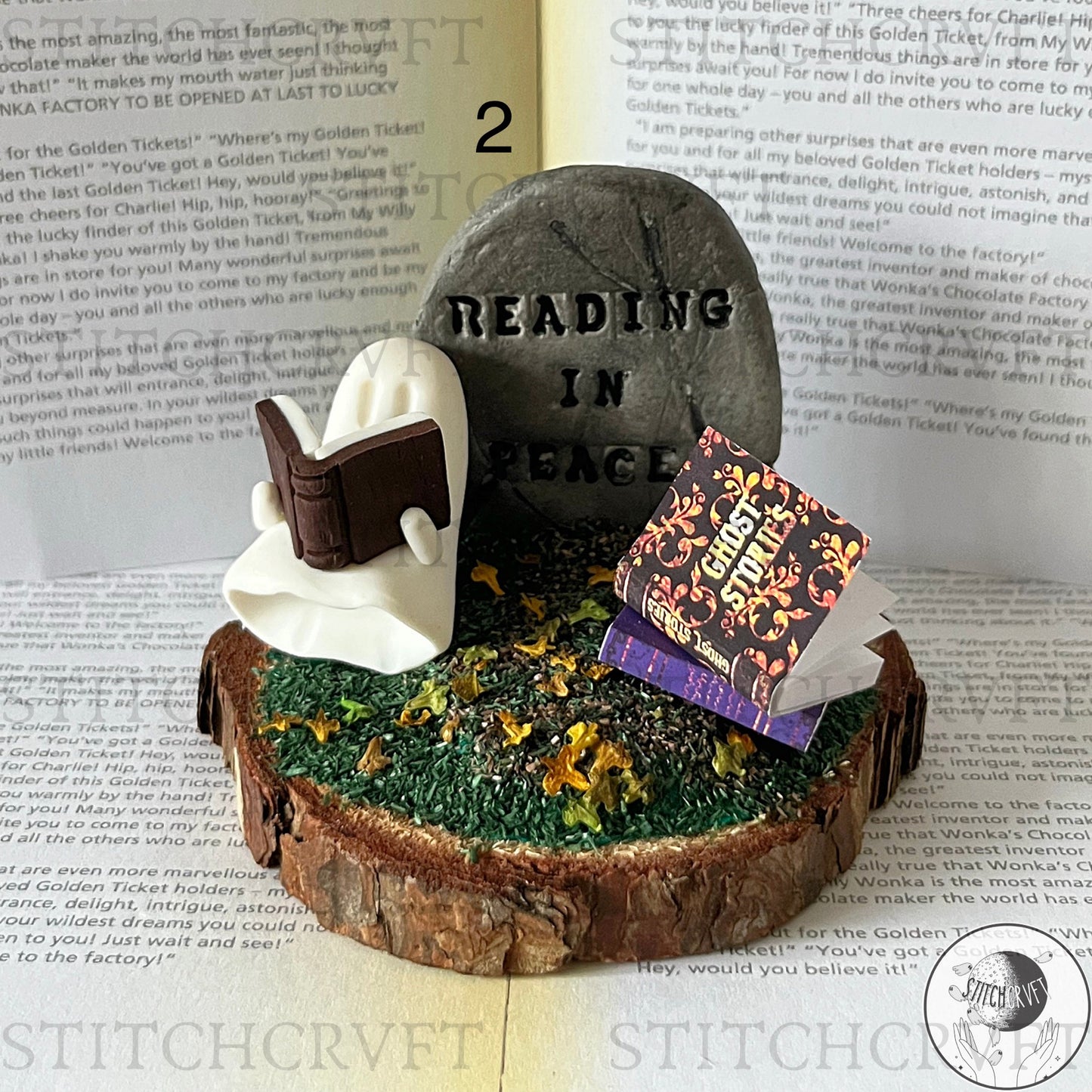 Reading in peace ghostly scenes | Limited small batch