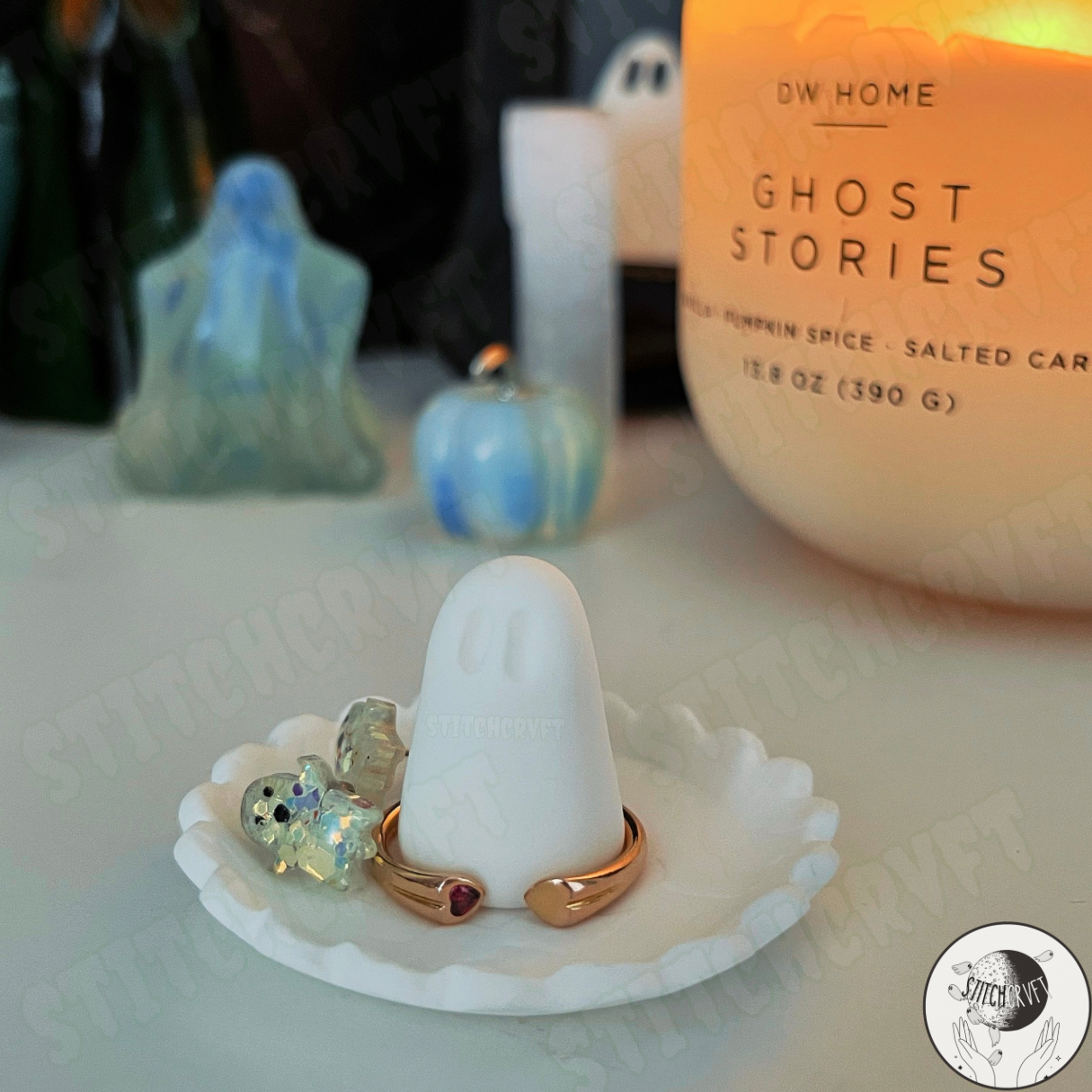 Ghost ring trinket dish | Handmade to order