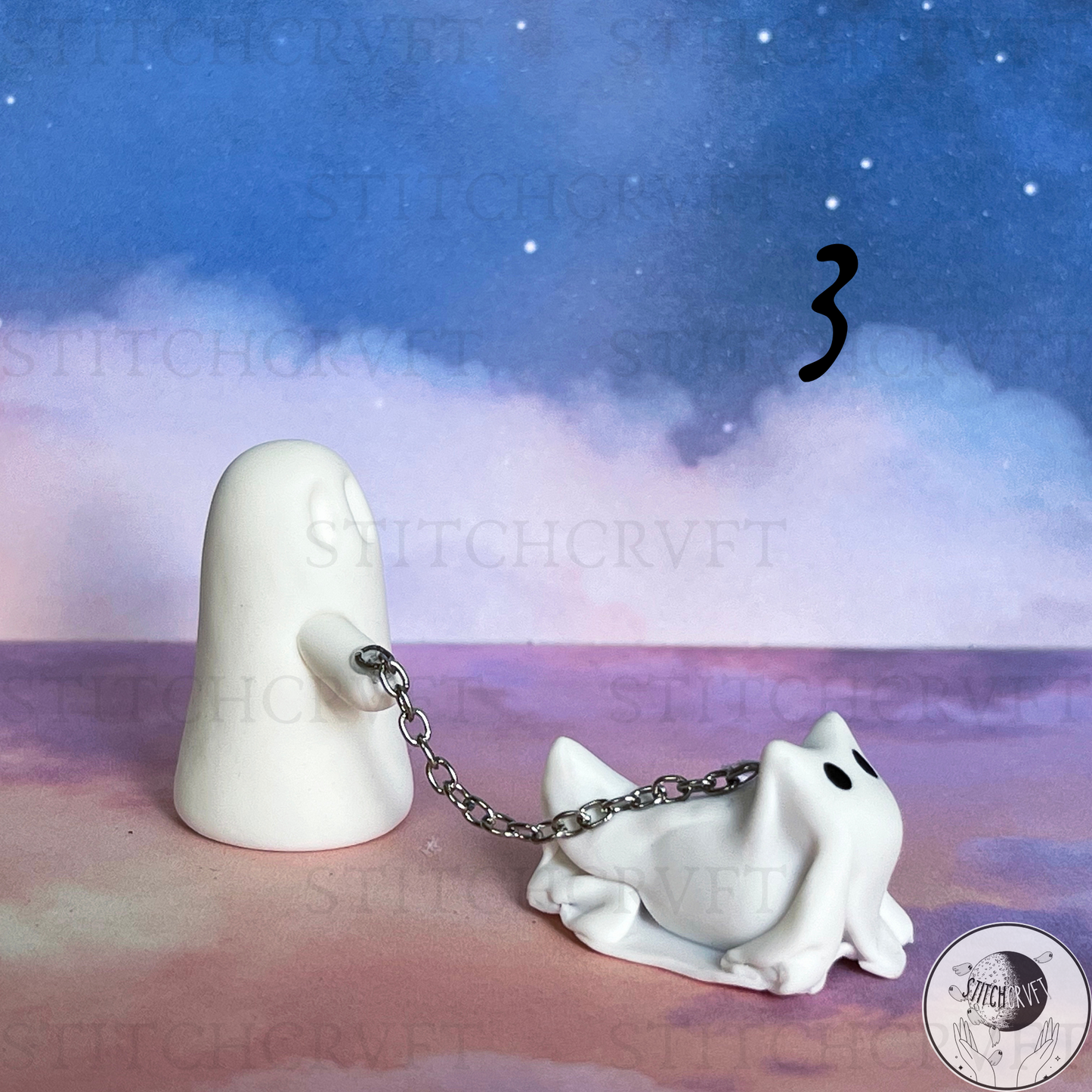 Ghost walking ghost dog | Limited small batch