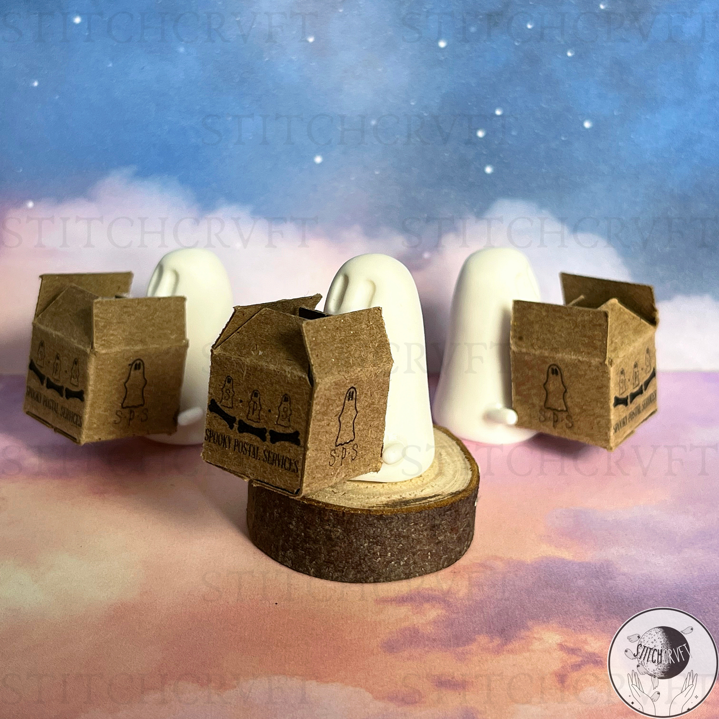SPS tiny parcel ghosts with surprise contents | Limited small batch