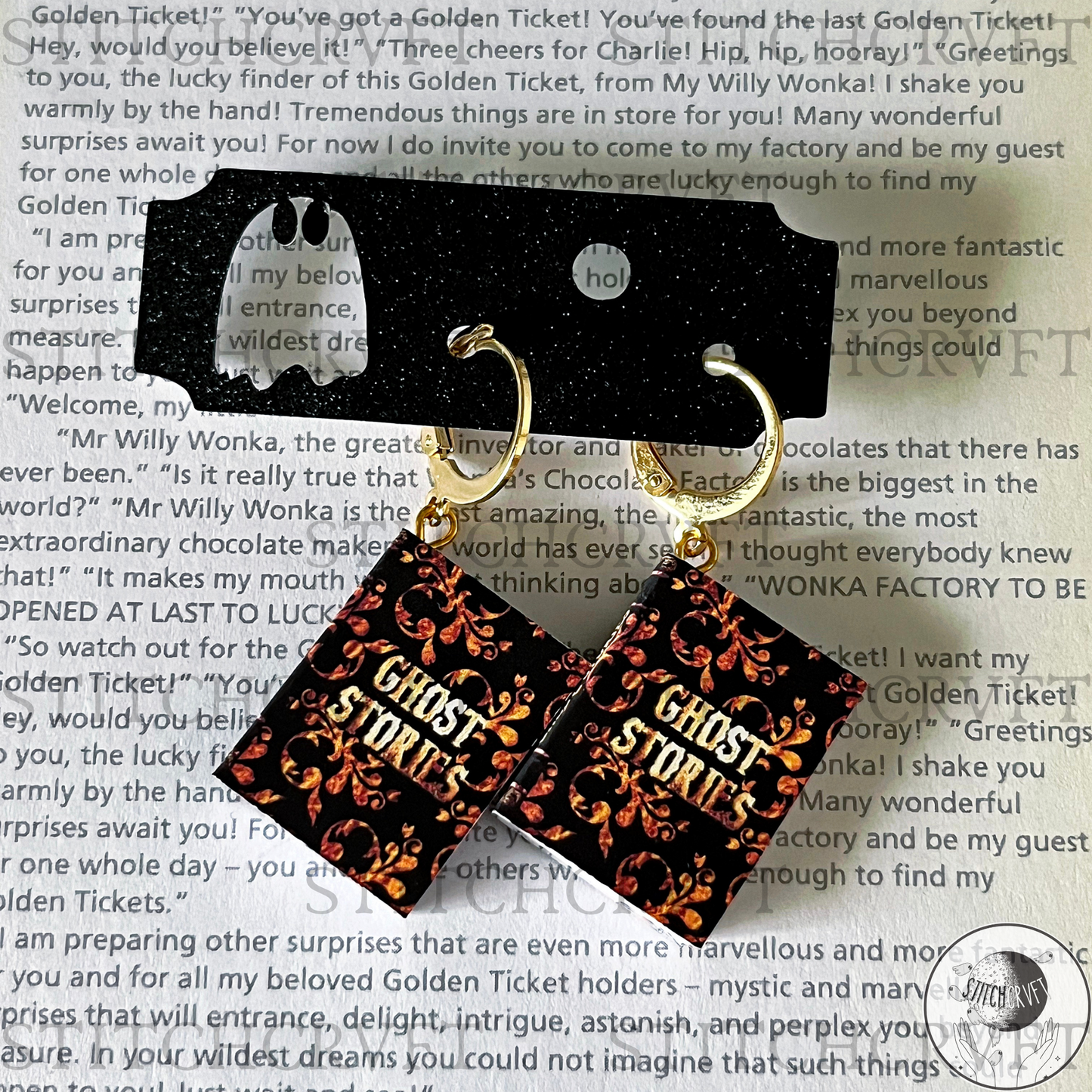 Bookish earrings | Various designs | Handmade to order