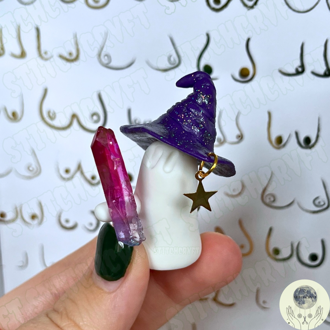 Mystical crystal wand ghost | Limited edition PRE-ORDER