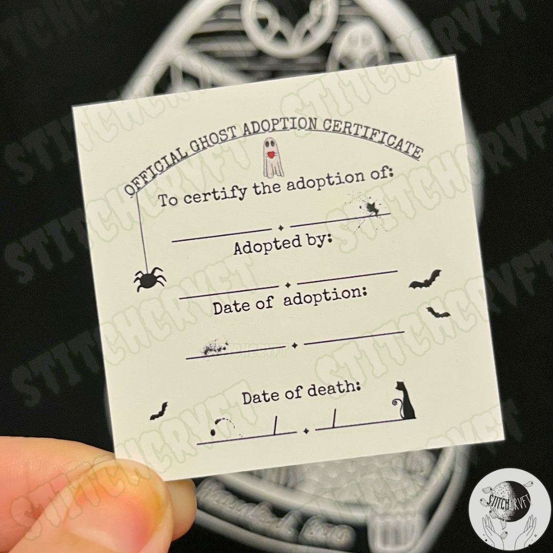 CUSTOM PET GHOST FAMILIAR- CONTACT STITCHCRVFT BEFORE PURCHASE