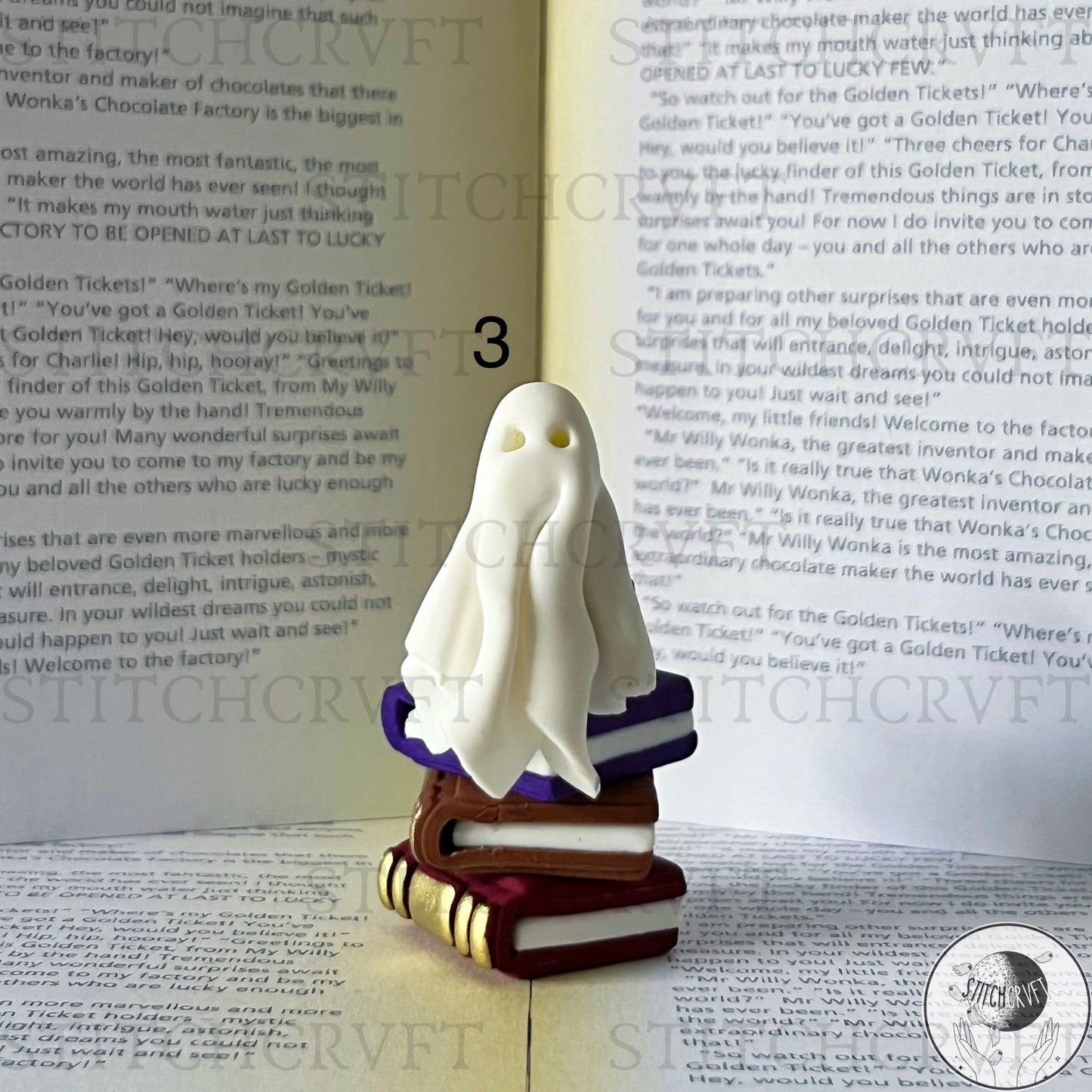 Miniature sheet ghost book stacks | Limited small batch