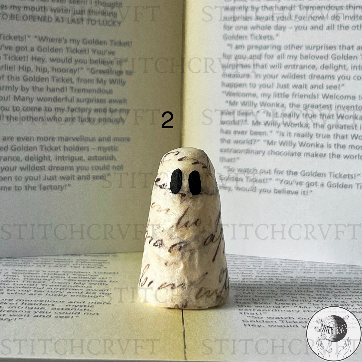 Lost text decoupage ghosts | Limited small batch