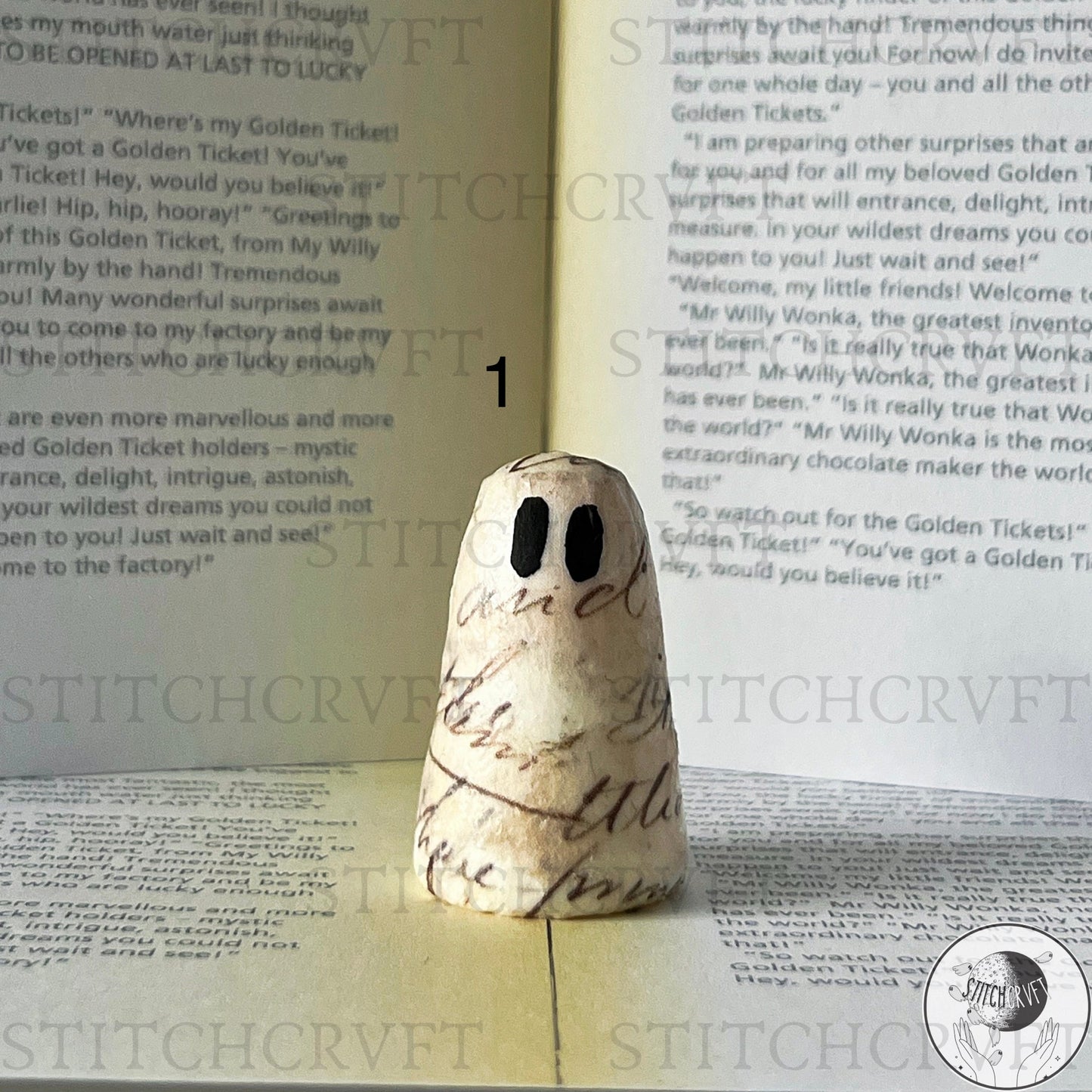 Lost text decoupage ghosts | Limited small batch