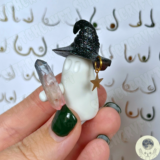 Mystical crystal wand ghost | Limited edition PRE-ORDER
