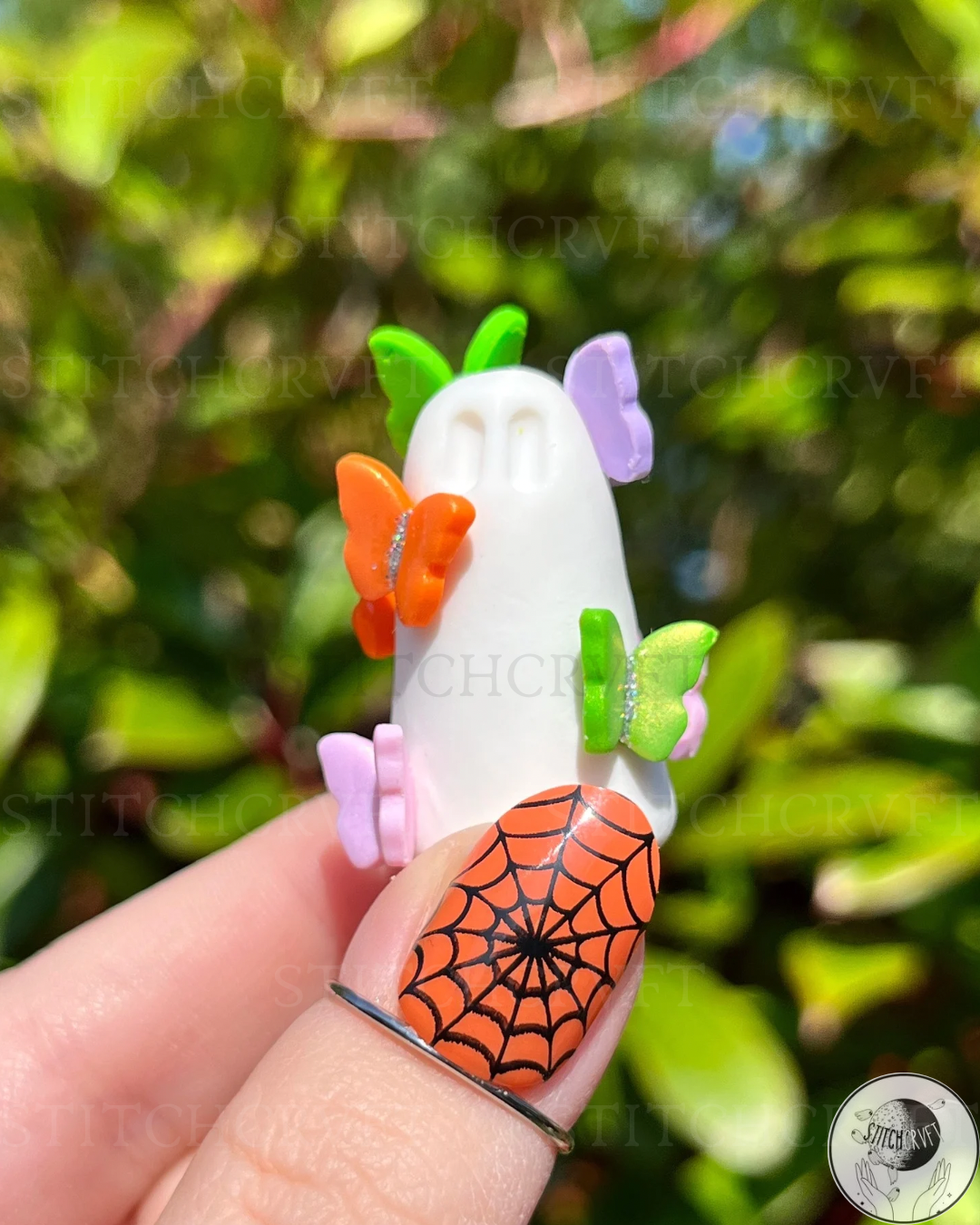 Tiny butterfly covered ghost| Limited small batch