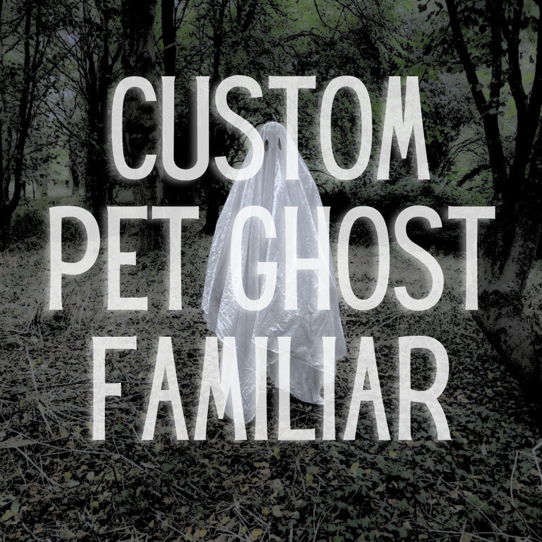 CUSTOM PET GHOST FAMILIAR- CONTACT STITCHCRVFT BEFORE PURCHASE
