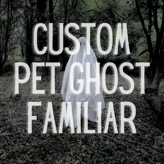 CUSTOM PET GHOST FAMILIAR- CONTACT STITCHCRVFT BEFORE PURCHASE
