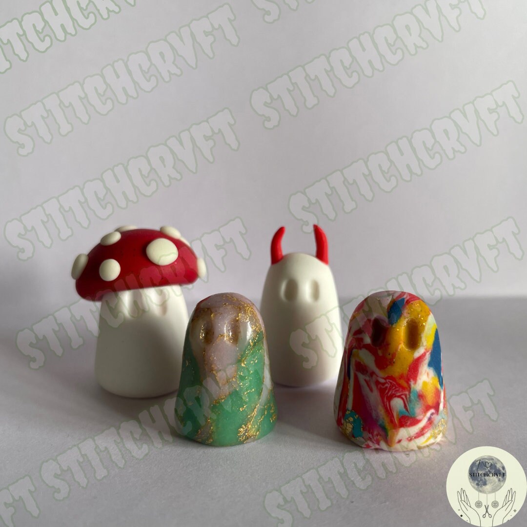 Mini polymer clay ghost | Handmade to order