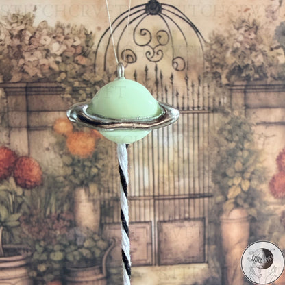 Ghost floating on glowing planet balloon | Limited small batch
