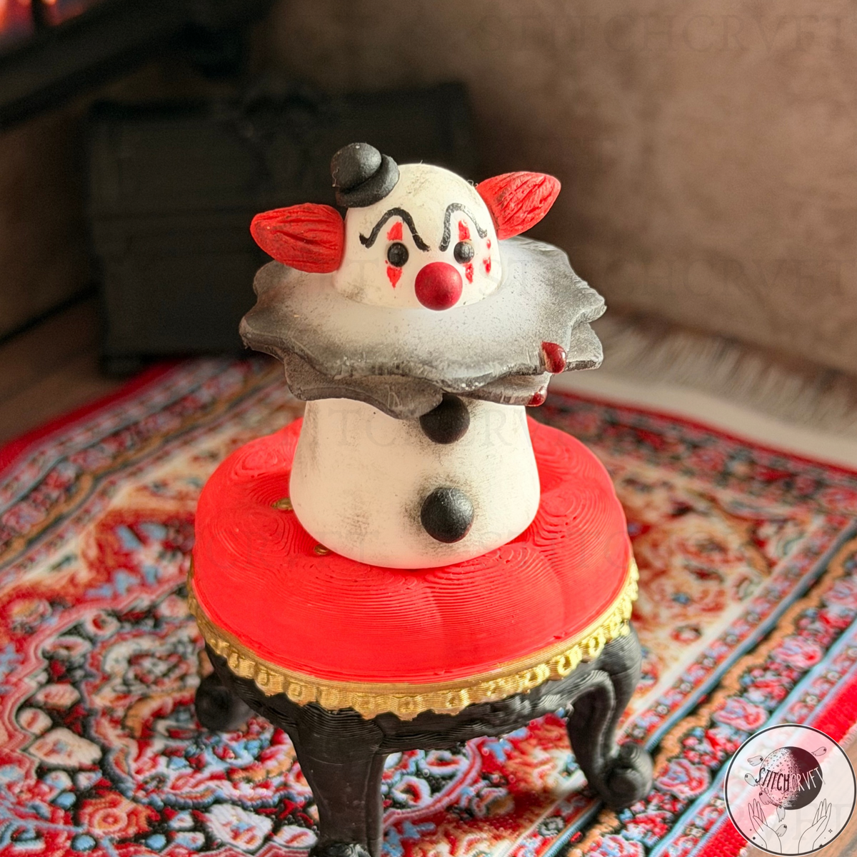Haunting clown ghost | Handmade to order