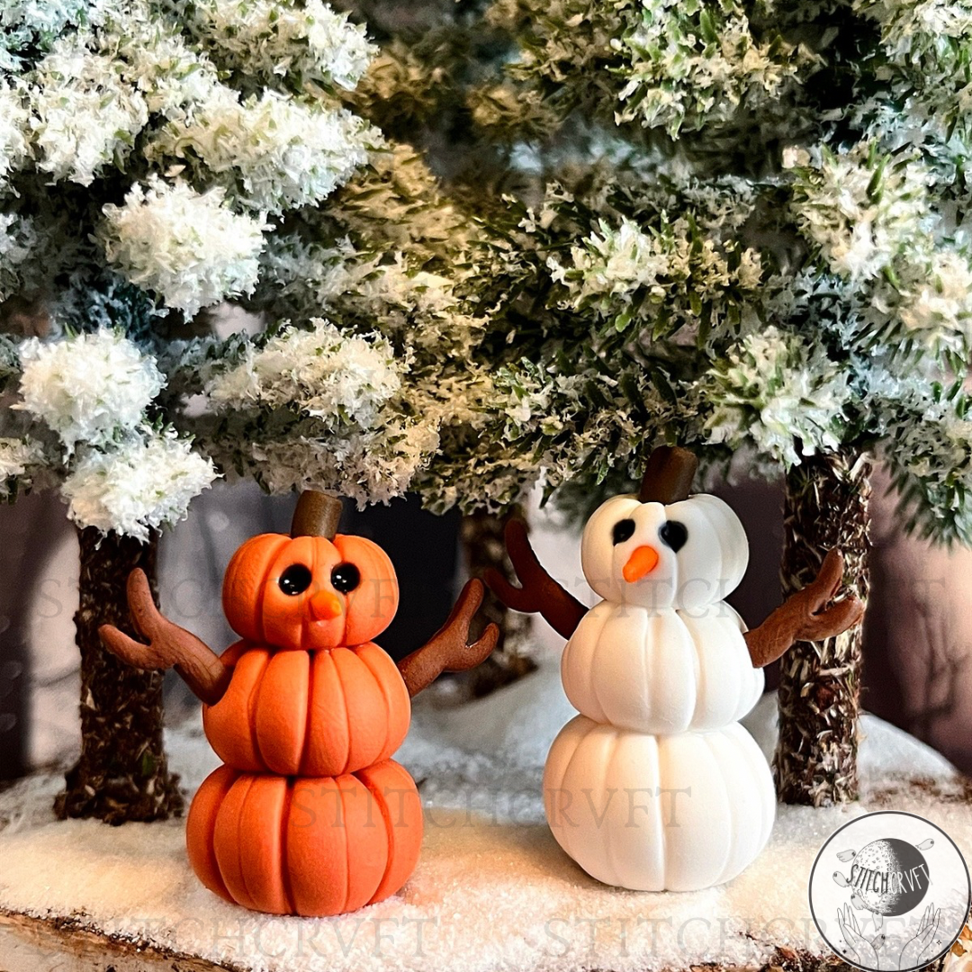 Pumpkin snowman | Handmade to order