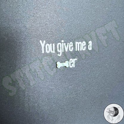 You give me a boner alternative 3D greetings card | Handmade to order