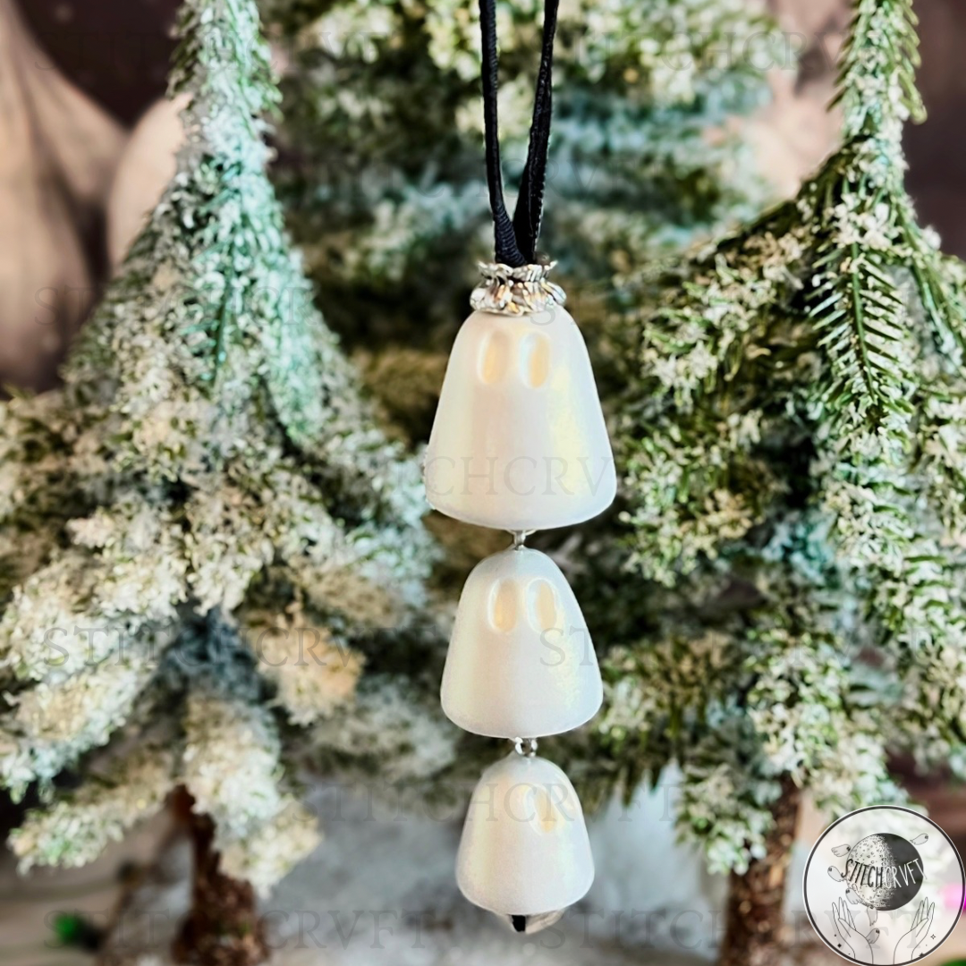 Jingle Boo trio bauble | Handmade to order