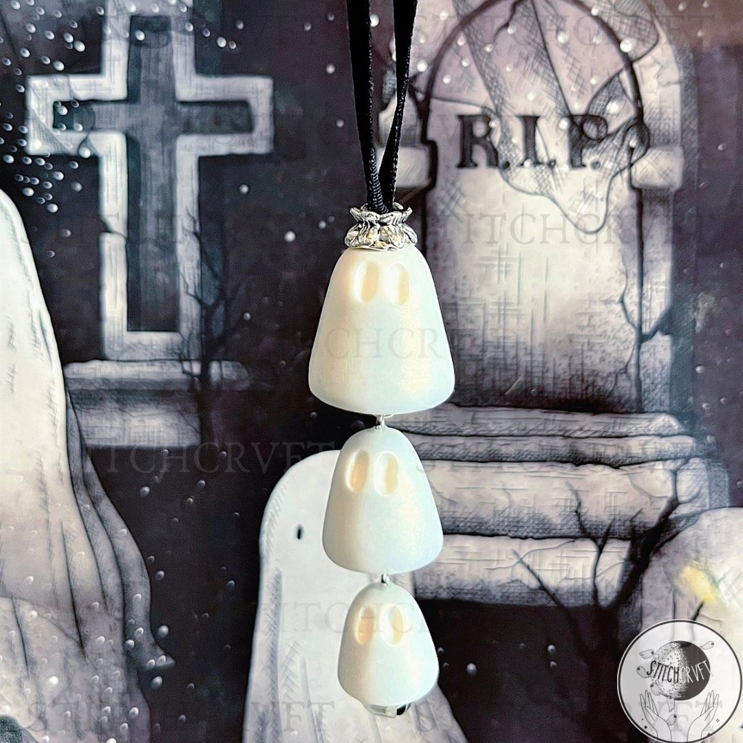 Jingle Boo trio bauble | Handmade to order