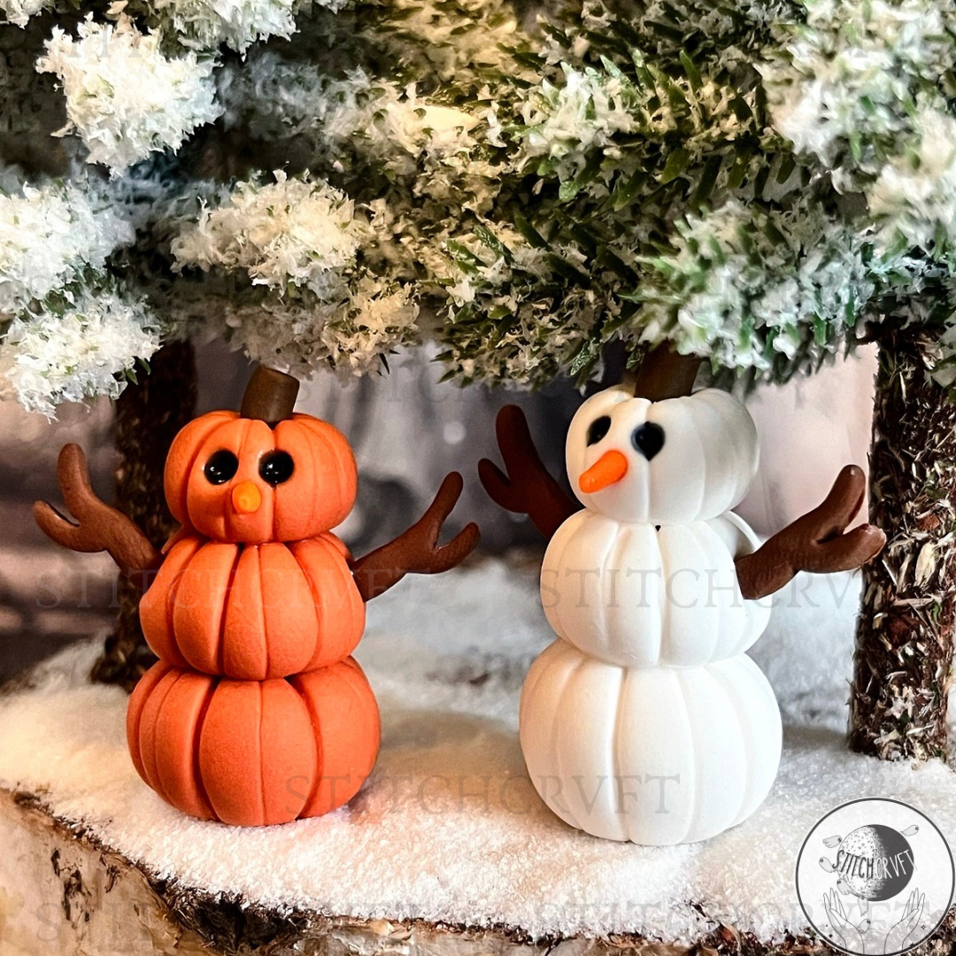Pumpkin snowman | Handmade to order