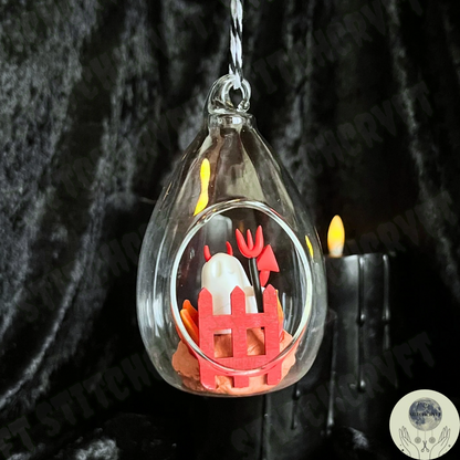 Spooky glass egg scenes | One of a kind | Small batch