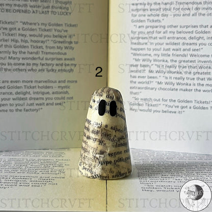 Lost text decoupage ghosts | Limited small batch