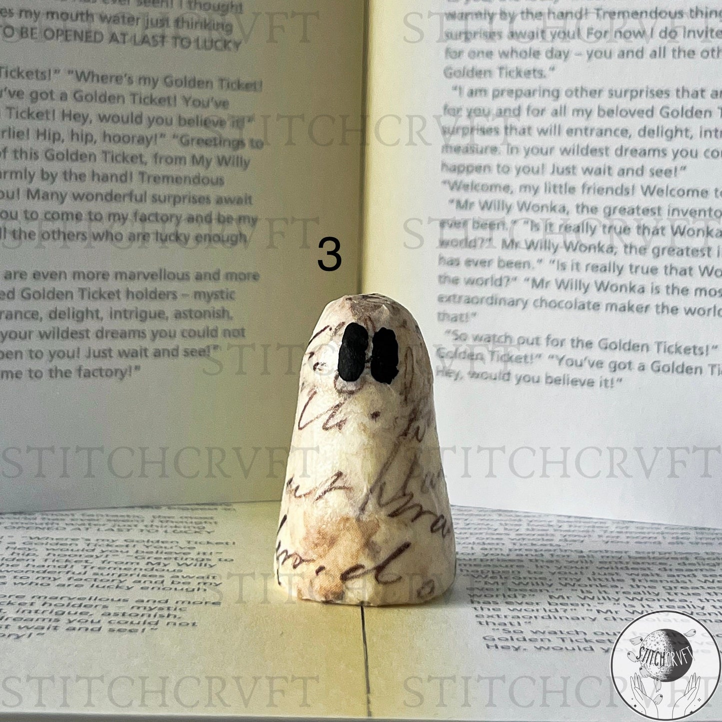 Lost text decoupage ghosts | Limited small batch