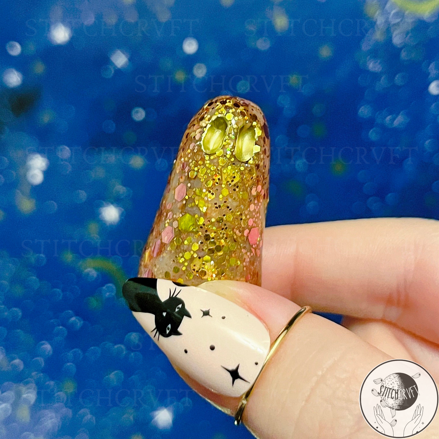 Sparkling rose gold glitter ghost | Limited small batch