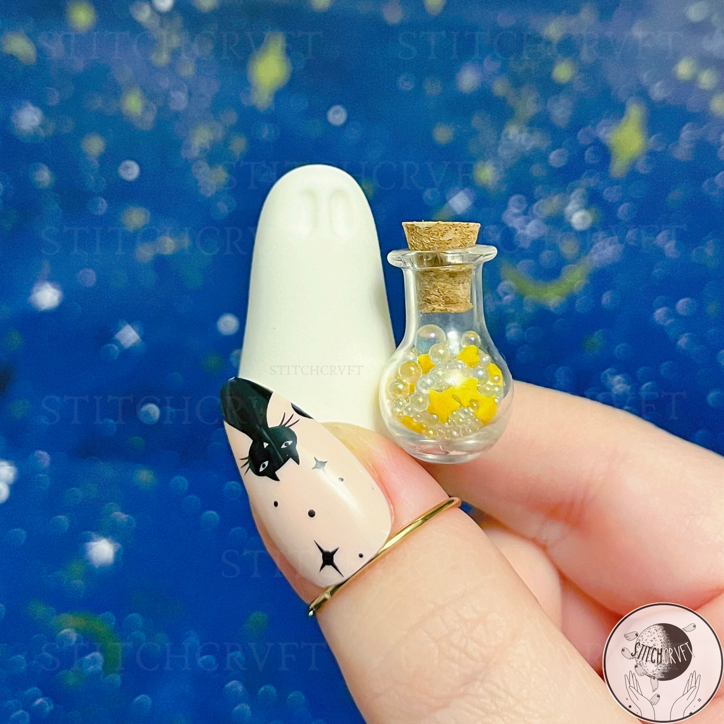 Ghost with tiny bottles of magic | Limited small batch