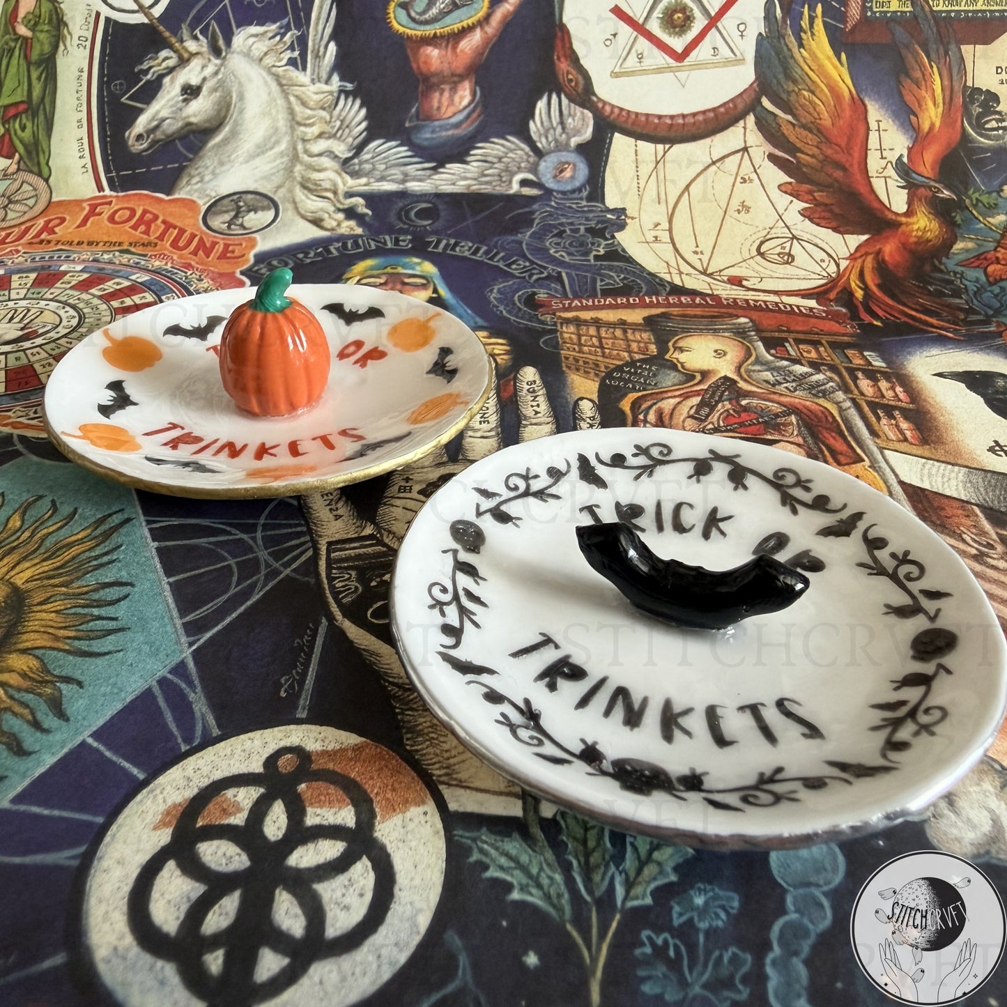 Trick or trinkets jewellery dish | Handmade to order