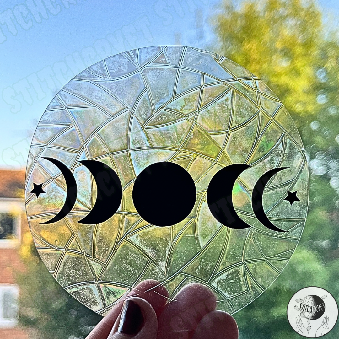 Moon phase suncatcher | Handmade to order