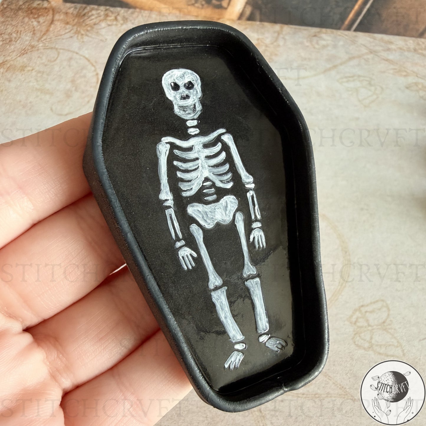 Coffin trinket dish | Handmade to order