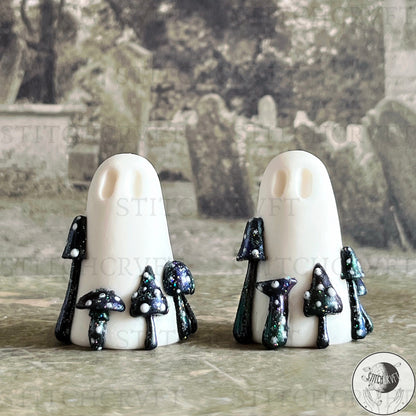 Ghosts covered in tiny Galaxy Mushrooms  | Limited small batch