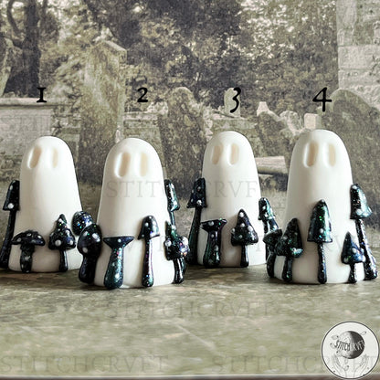 Ghosts covered in tiny Galaxy Mushrooms  | Limited small batch