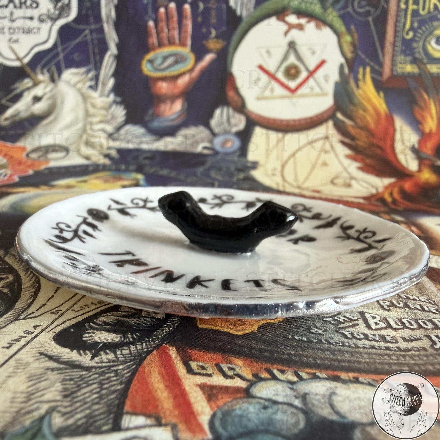 Trick or trinkets jewellery dish | Handmade to order