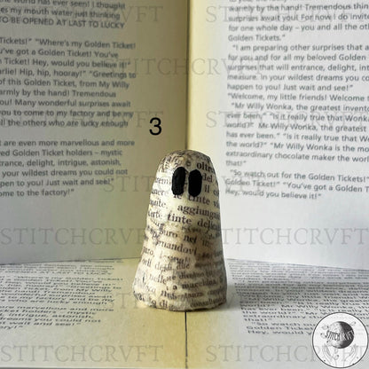 Lost text decoupage ghosts | Limited small batch