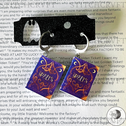 Bookish earrings | Various designs | Handmade to order