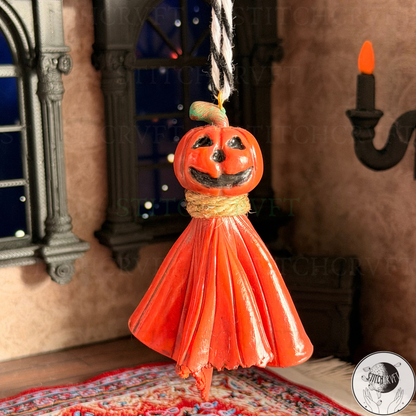 Pumpkin sheet ghost ornament | PRE-ORDER