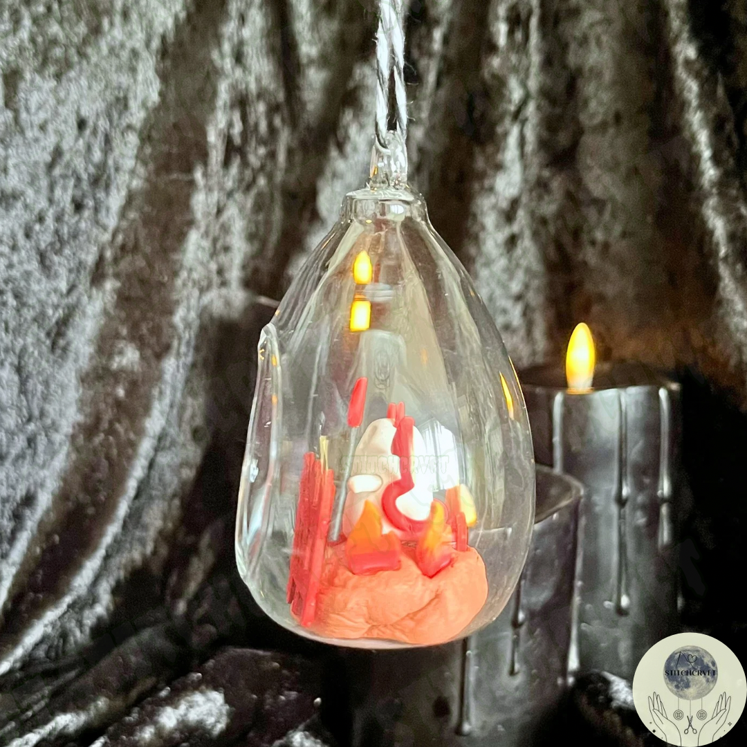 Spooky glass egg scenes | One of a kind | Small batch