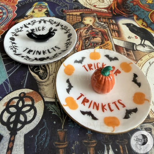 Trick or trinkets jewellery dish | Handmade to order