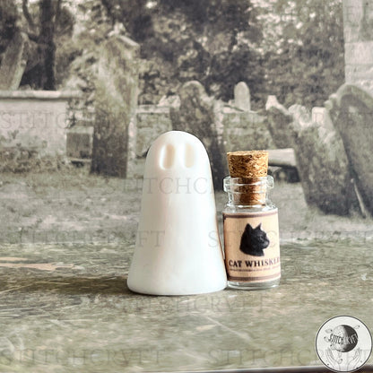 Ghost with tiny potion ingredients | Handmade to order