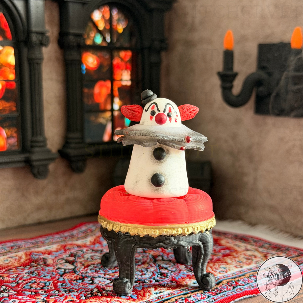 Haunting clown ghost | Handmade to order