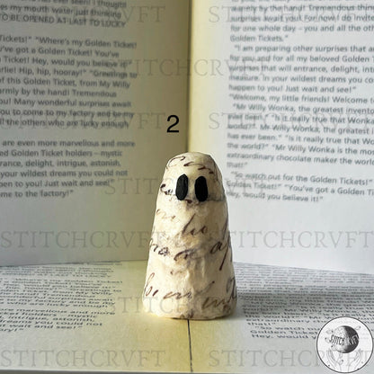 Lost text decoupage ghosts | Limited small batch