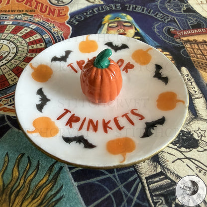 Trick or trinkets jewellery dish | Handmade to order